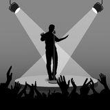 Silhouette de chanteur 59050690